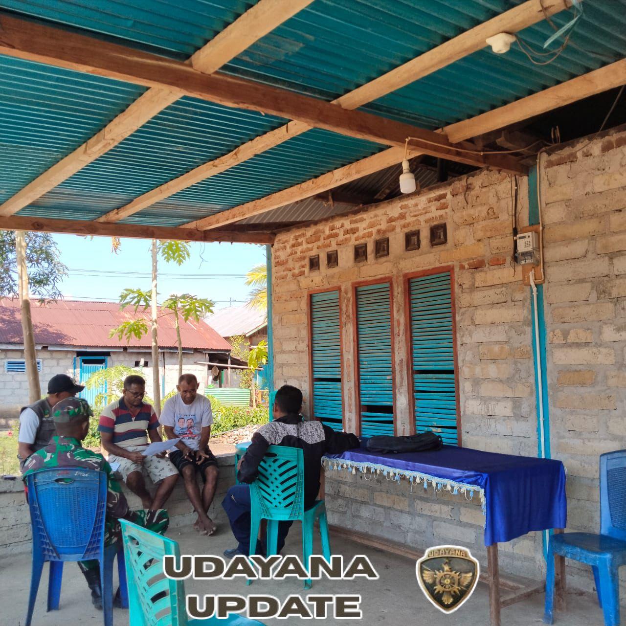 Babinsa Pantar Barat Laut Ingatkan Warga Utamakan Keamanan Saat Bepergian