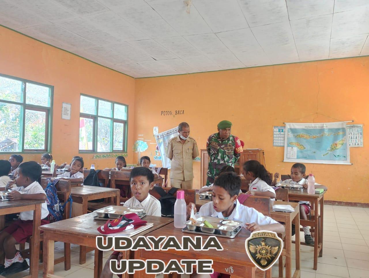 Babinsa Kopka Fernando Mau Dampingi dan Pantau Program Makan Bergizi Gratis