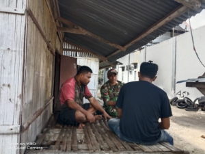Babinsa Kopda Faisal Idrus Ajak Warga Desa Odorurea Waspada Terhadap Kamtibmas