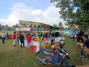 Warga Antusias Manfaatkan Pasar Murah di Lapangan Yudistira Desa Batuan