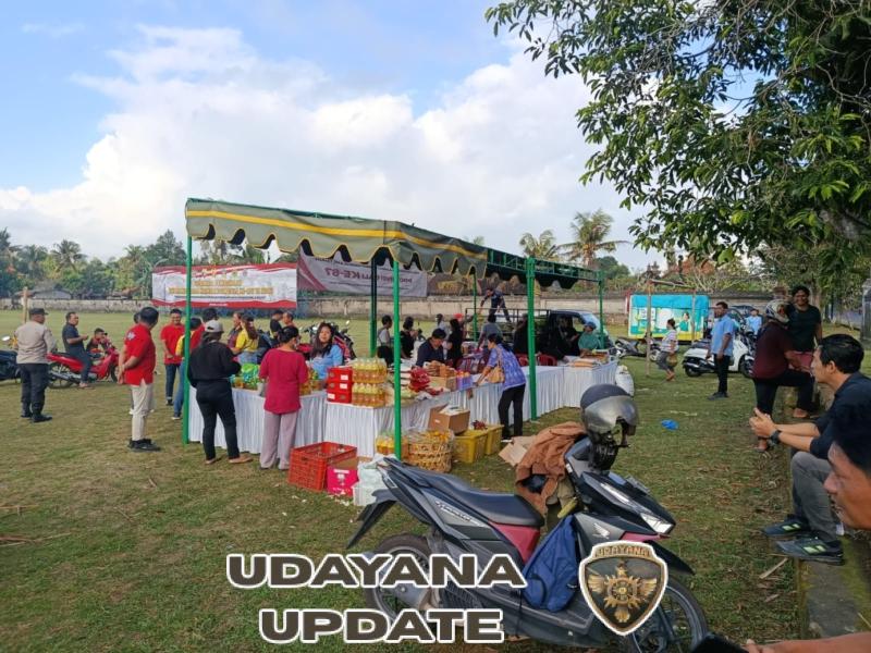 Warga Antusias Manfaatkan Pasar Murah di Lapangan Yudistira Desa Batuan