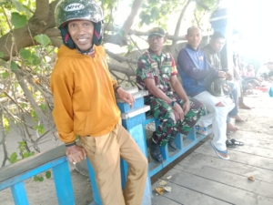 Pasar Mbongawani Jadi Lokasi Penguatan Komsos Babinsa Koramil 1602-01/Ende