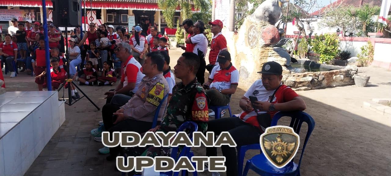 Meriahkan Hut Kemerdekaan RI Ke 80, Aparat TNI Dan Polri Di Lembongan Atensi Kegiatan Porseni