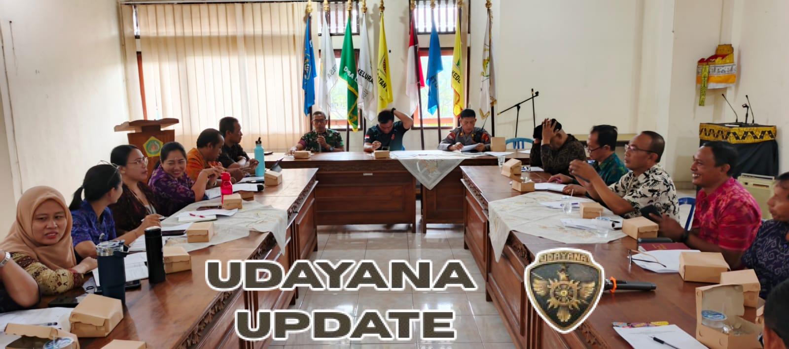 Rakor di Kantor Camat Ubud Bahas Rangkaian Kegiatan 17 Agustus 2025