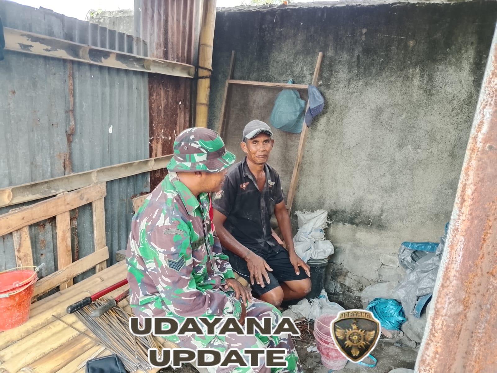 Tingkatkan Keamanan dan Simpati Rakyat, Babinsa Sambangi Desa Saga