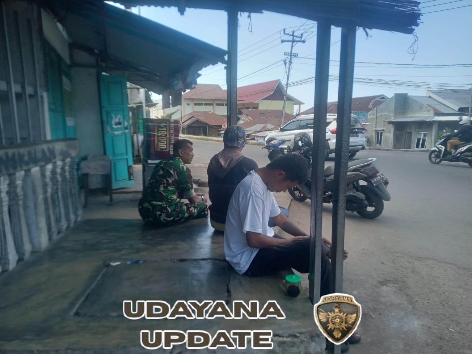 Komsos dan Pamwil Babinsa Kodim 1602/Ende Sambut Antusias Warga Onekore