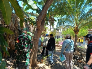 Babinsa dan BPN Bersinergi Selesaikan Pengukuran Tanah Warga