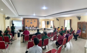 Sukseskan Program Jaga Desa, Monitoring Pendampingan Dana Desa Kejari Klungkung Di Desa Satra Didampingi Babinsa