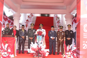 Hadir Bersama Forkopimda, Dandim 1618/TTU Sambut HUT RI ke-80 Dengan Penuh Kebanggaan
