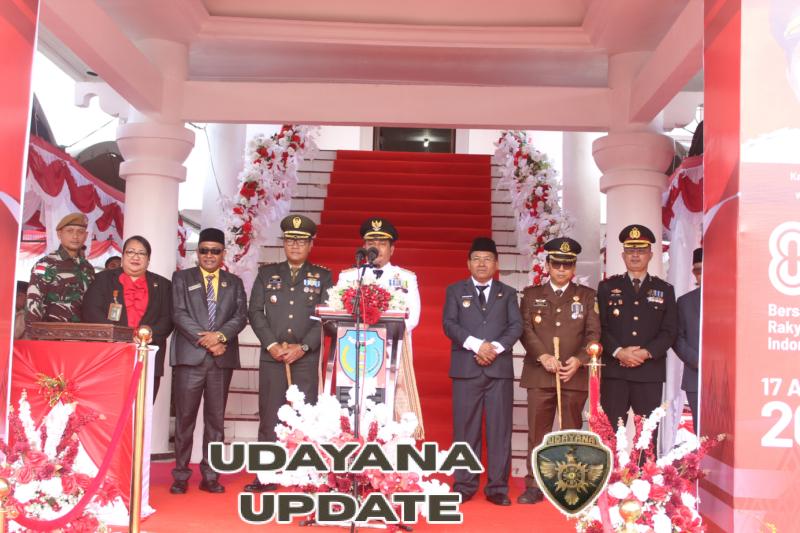 Hadir Bersama Forkopimda, Dandim 1618/TTU Sambut HUT RI ke-80 Dengan Penuh Kebanggaan