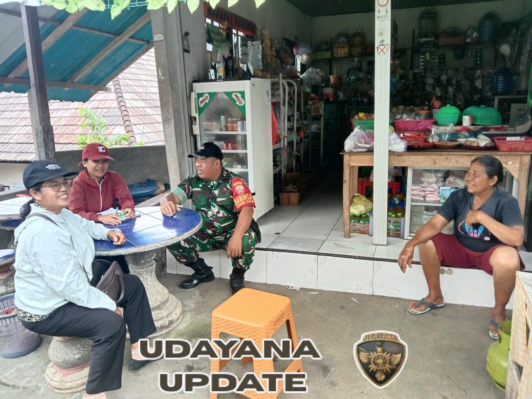 Kongkow- Kongkow Di Warung, Babinsa Getakan Serap Permasalahan Warga