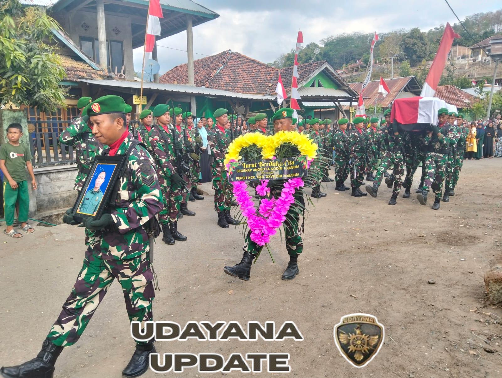 Almarhum Pratu Saukan Fadillah Meninggal Dunia, Dapat Penghormatan Militer Penuh