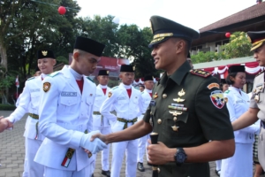Dandim Tabanan Hadiri Pengukuhan Anggota Paskibraka Tahun 2025