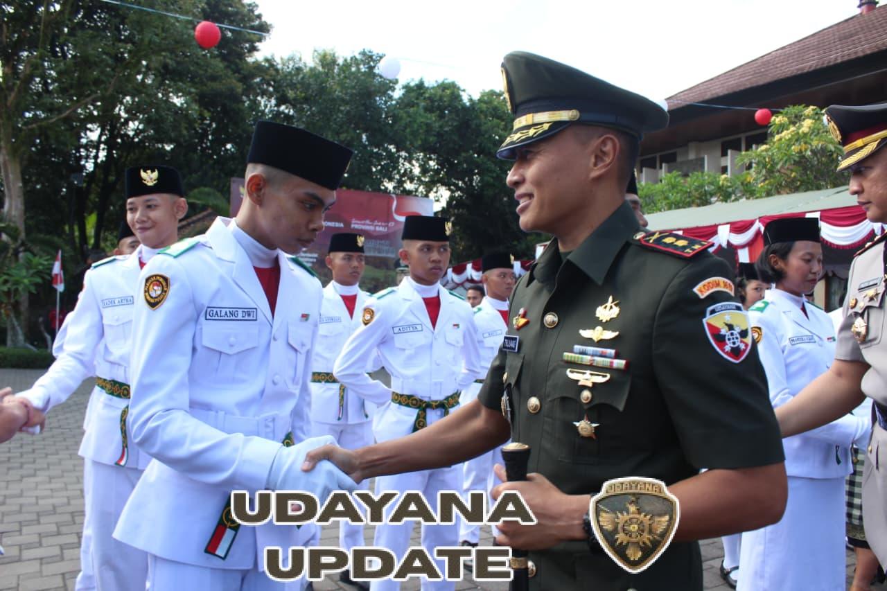 Dandim Tabanan Hadiri Pengukuhan Anggota Paskibraka Tahun 2025