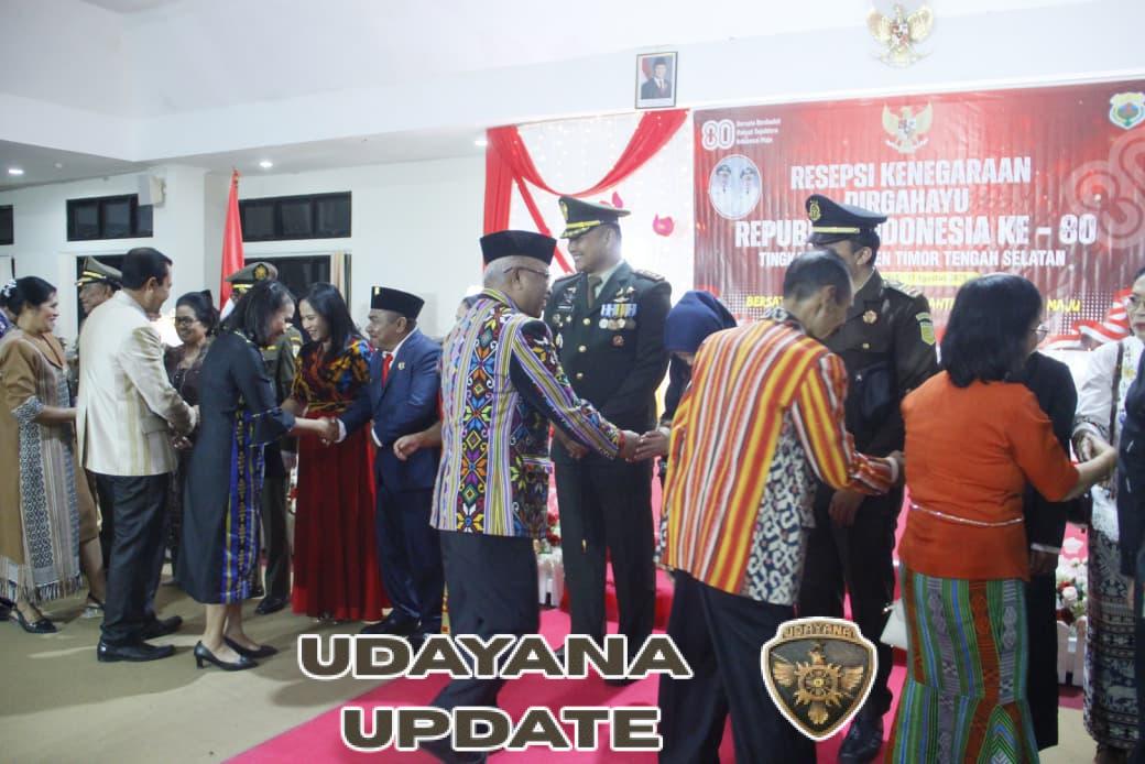 Pemda Kab. TTS Melaksanakan Syukur HUT RI Ke-80 Dengan Tos Kenegaraan, Dandim 1621/TTS Hadiri
