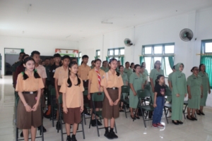 Kodim 1616/Gianyar Bentengi Generasi Muda Lewat Penyuluhan Bahaya Narkoba, Miras dan LGBT