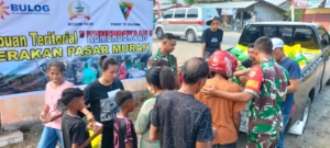 Solidaritas TNI Pemeriksaan Kesehatan Gratis dan Pasar Murah Warnai Serbuan Teritorial di Ngada