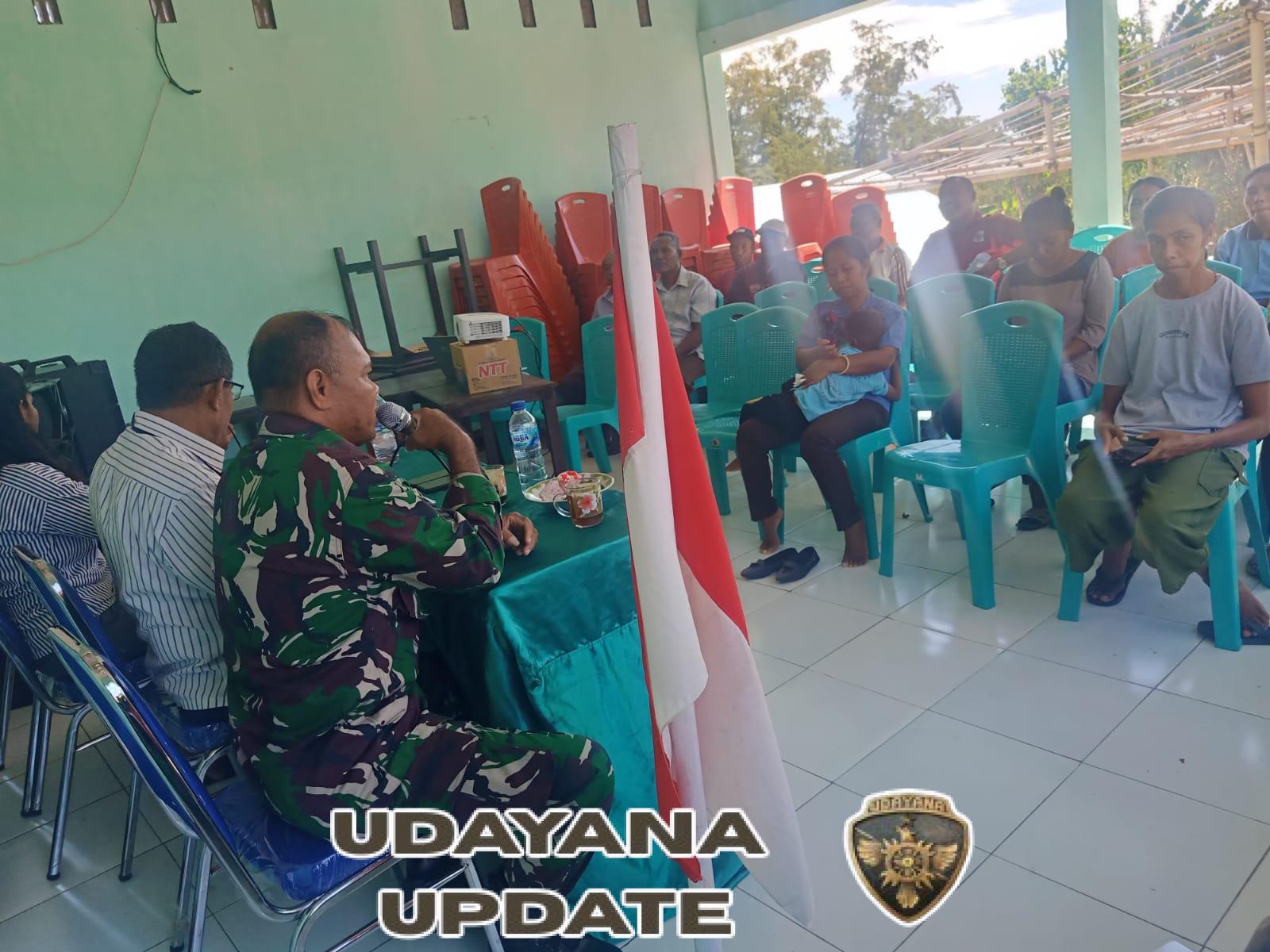 Kehadiran Babinsa dalam Musdes Desa Watukobu, Wujud Sinergi TNI dan Pemerintah Desa