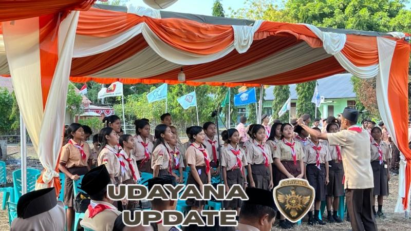 Pasi Teritorial Kodim 1603/Sikka Berikan Dukungan pada HUT Pramuka ke-64