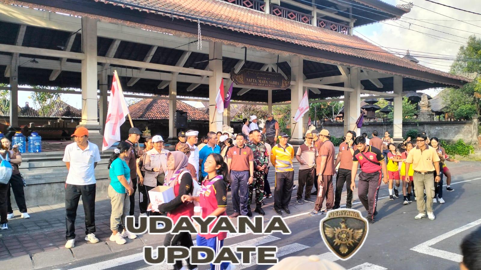 Peringati Hari Pramuka ke-64, Babinsa Desa Guwang Bersama Pelajar Wujudkan Semangat Kebersamaan