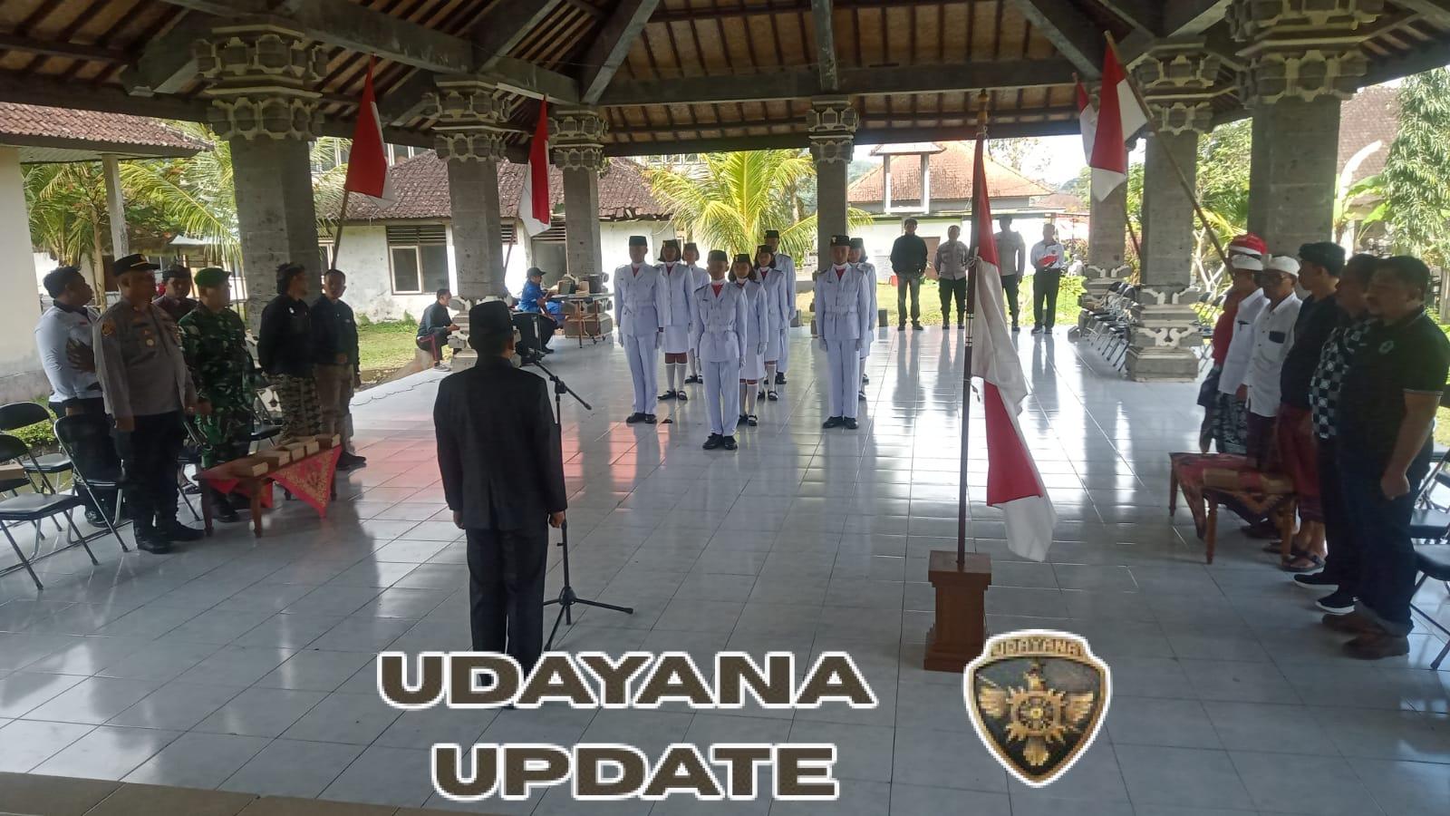 Paskibra Kec.Selat dikukuhkan, Danramil 1623/06 Selat doakan kelancaran dan kesuksesan pelaksanaan tugas.