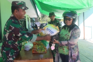 Kodim 1629/SBD Gelar Gerakan Pangan Murah untuk Jaga Stabilitas Pasokan dan Harga