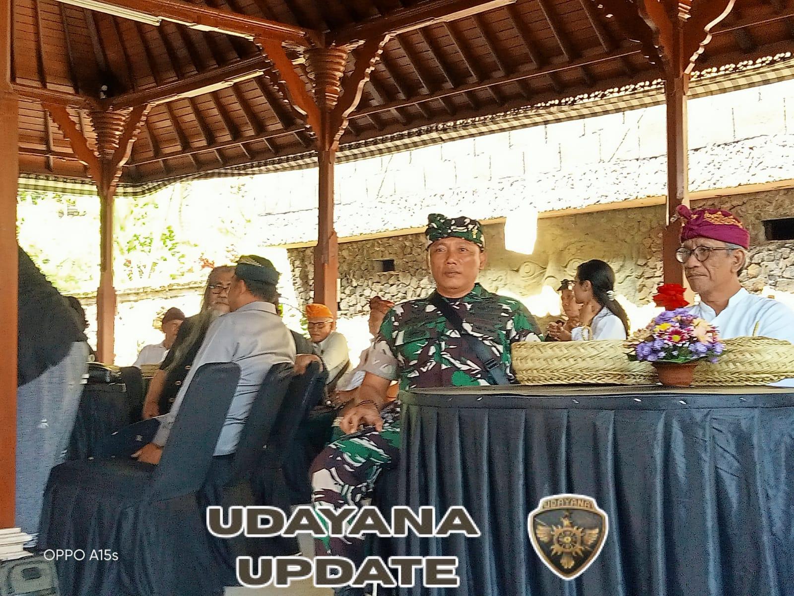 Dampingi Bupati Klungkung, Pjs Danramil Dawan Hadir Di Lounching Dan Bedah Buku Bhaerawa Jnana