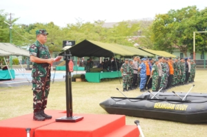 Apel Gelar Batalyon Komposit PRCPB Kodam IX/Udayana Dipimpin Langsung Pangkogabwilhan II