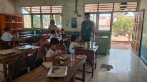 Babinsa Wujudkan Dukungan TNI pada Program Nasional Makanan Bergizi Gratis