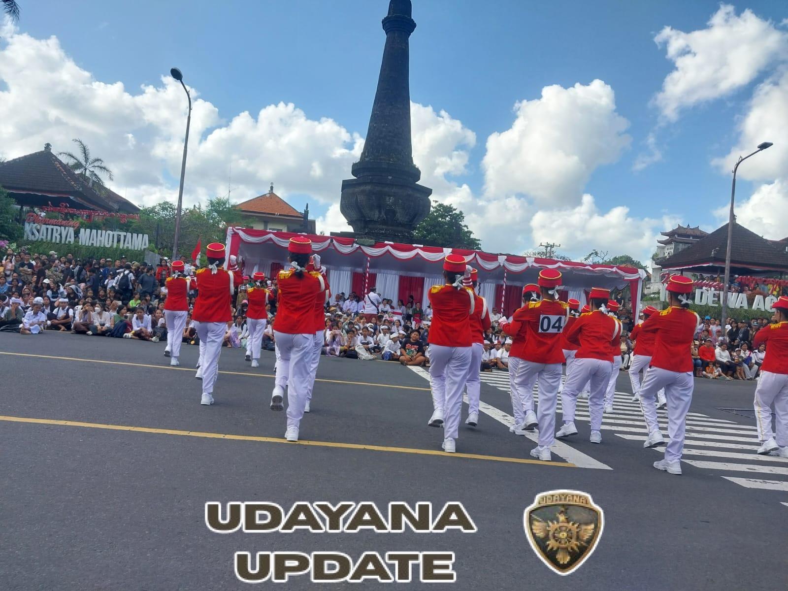 RibuanWarga Klungkung Antusias Saksikan Gerak Jalan Indah, Dandim Klungkung Sampaikan Apresiasi