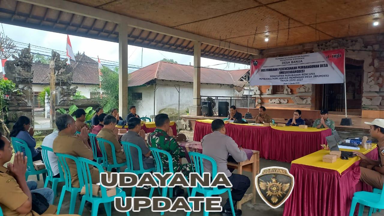 Babinsa Desa Banua Bersama Perangkat Desa Tetapkan RPJMDES 2020–2027 dalam Musrenbangdes