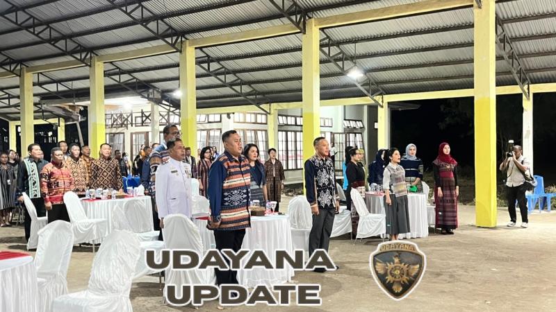 HUT ke-80 Kemerdekaan RI, Dandim 1603/Sikka Hadiri Toast Kenegaraan dengan Semangat Nasionalisme yang Tinggi