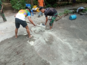 TMMD Hari ke-13: Tembok Rumah Ibu Martina Dibangun, Warga Rasakan Manfaatnya