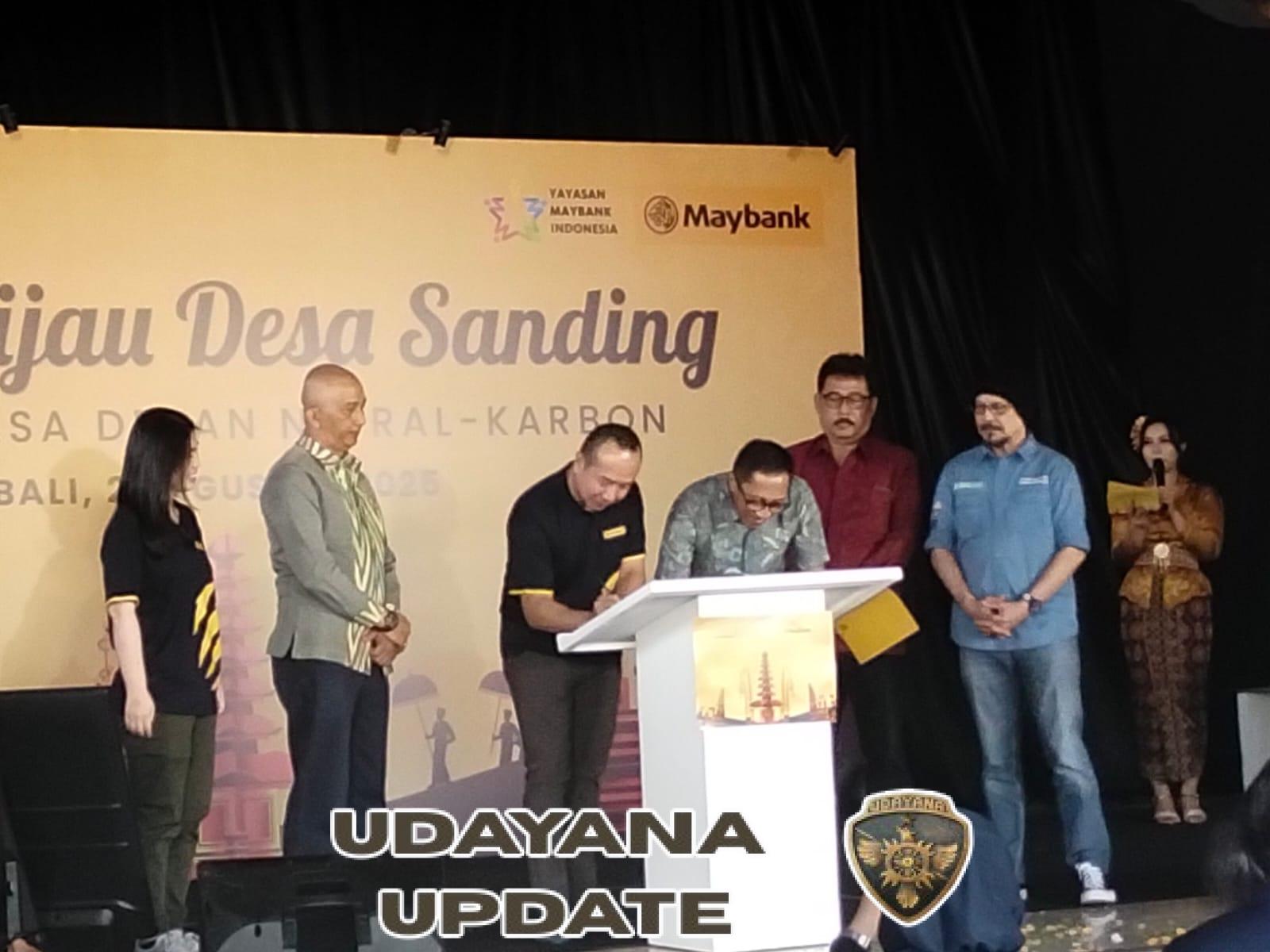 Danramil 1616-03 Dorong Masyarakat Sanding Jadi Percontohan Desa Hijau di Gianyar