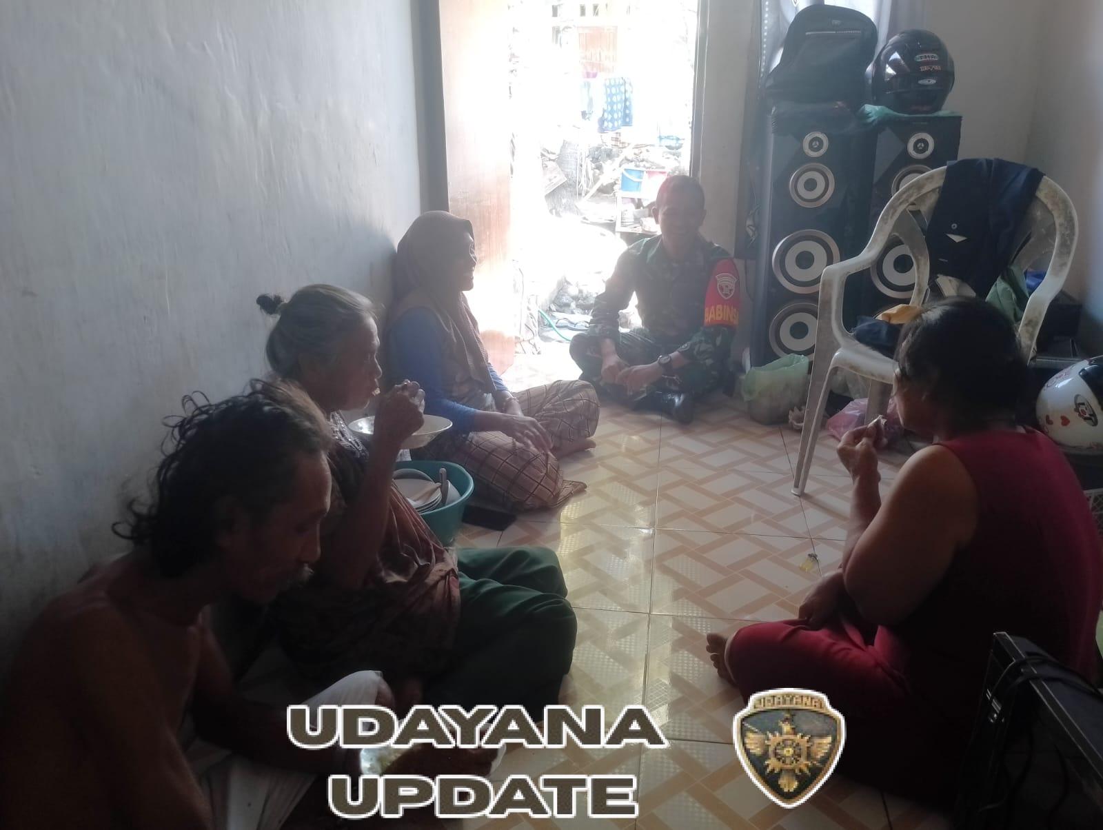 Kodim 1602/Ende: Babinsa Fokus Pantau Kondisi Wilayah dan Dengarkan Keluhan Warga