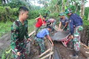 Lettu Cpl I Nyoman Prajana Jadi Motor Penggerak Satgas TMMD 125 di Gianyar