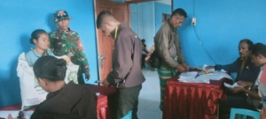 Camat Amfoang Tengah Hadiri Penyaluran Beras Bantuan BULOG
