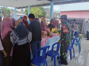 Sinergi TNI–Bulog, Gerakan Pangan Murah Hadir untuk Masyarakat Lunyuk