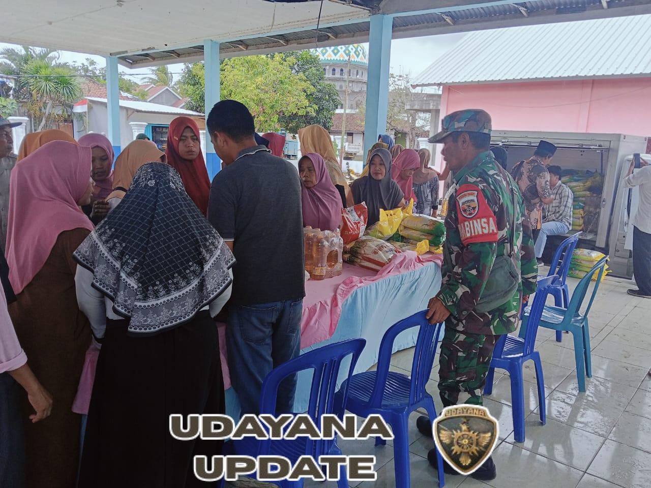 Sinergi TNI–Bulog, Gerakan Pangan Murah Hadir untuk Masyarakat Lunyuk