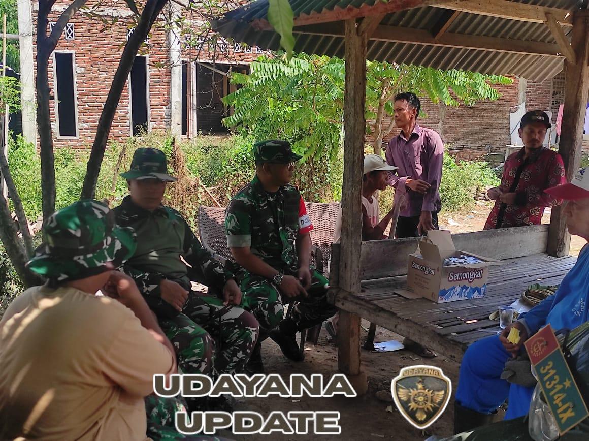 Dansatgas TMMD 125 Serap Aspirasi Warga Sambil Menikmati Sajian Tradisional