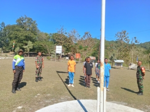 Tingkatkan Semangat Nasionalisme, PASKIBRA Biboki Tanpah Dapat Pendampingan dari Babinsa dan Bhabinkamtibmas