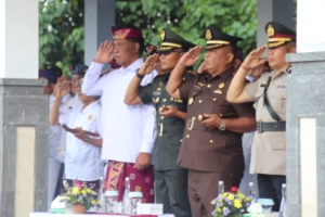 Usung Tema “Amukti Bali Hita”, Kodim Klungkung Ikut Serta Upacara Peringatan Hari Jadi Provinsi Bali Ke-67