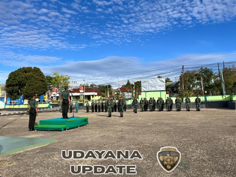 Kodim 1621/TTS Gelar Upacara Bendera Merah Putih Memupuk Jiwa Kejuangan