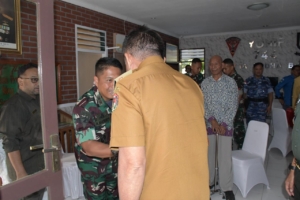 Danbrigif 21/Komodo menyambut Forkopimda Kabupaten Belu.