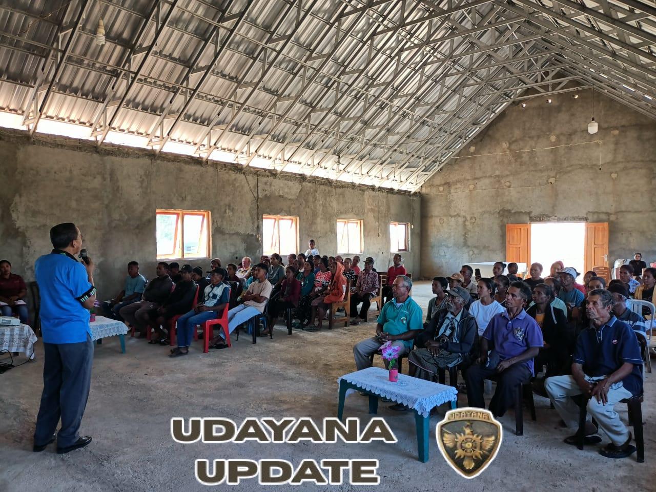 Penyuluhan Wasbang Tutup Giat Non Fisik TMMD 125 Kodim 1605/Belu Di Naekasa