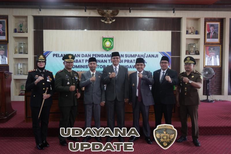 Kehadiran Dandim dan Ibu Warnai Pelantikan Pejabat Strategis Pemkab Sumbawa