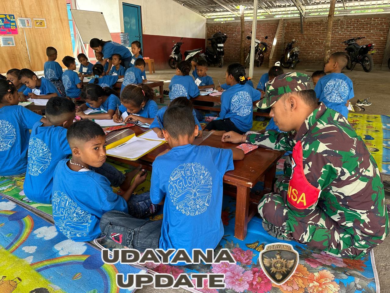 Kegiatan Atlas Pearls English Berjalan Lancar dengan Pengawasan Babinsa