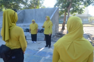 Kompak, Persit Kodim Dompu Gelar Senam Sehat