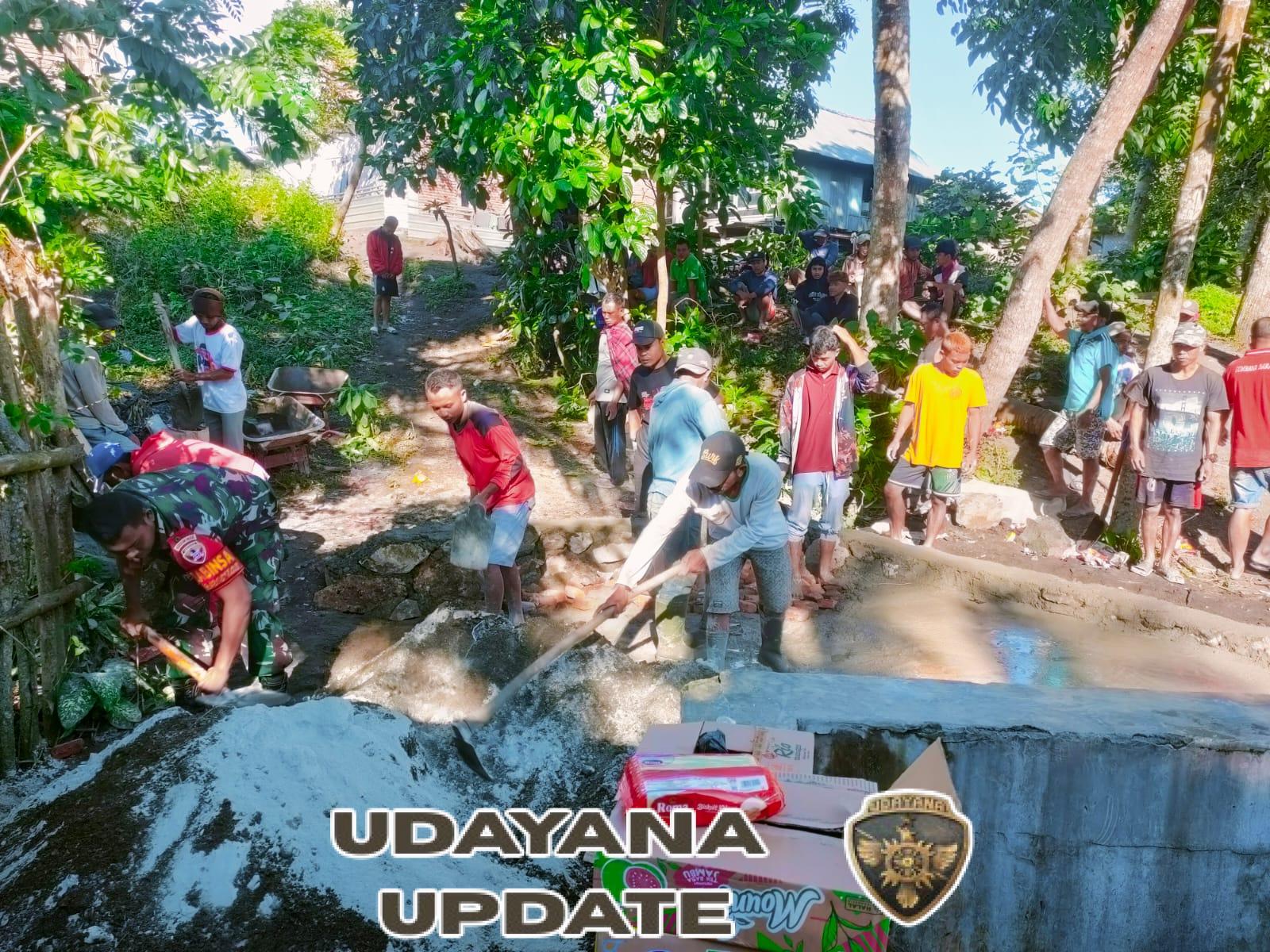 Sinergi Babinsa dan Masyarakat: Pembuatan Rambat Air di Dusun Mantar