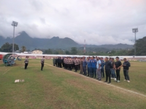 Jaga Kebugaran dan Persatuan, Kodim 1602/Ende Hadiri Jalan Santai HUT RI
